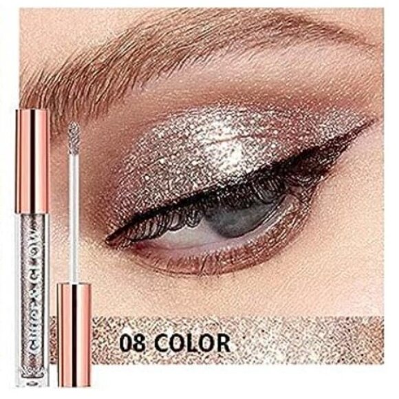 Shimmer Smokey Eyes Liquid Eyeshadow Metallic Matte Color Changing Quick Dry - Picture 11 of 16